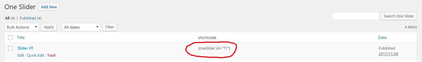 wp-oneslider-shortcode